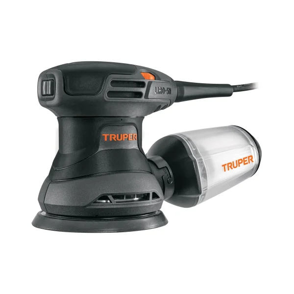 LIJADORA ROTO ORBITAL 5", 260W, TRUPER INDUSTRIAL