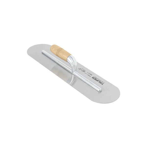 LLANA CANTO REDONDO 20" X 5" CON MANGO DE MADERA