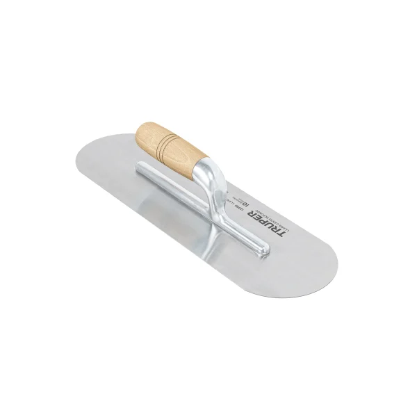 LLANA CANTO REDONDO 16" X 5" CON MANGO DE MADERA