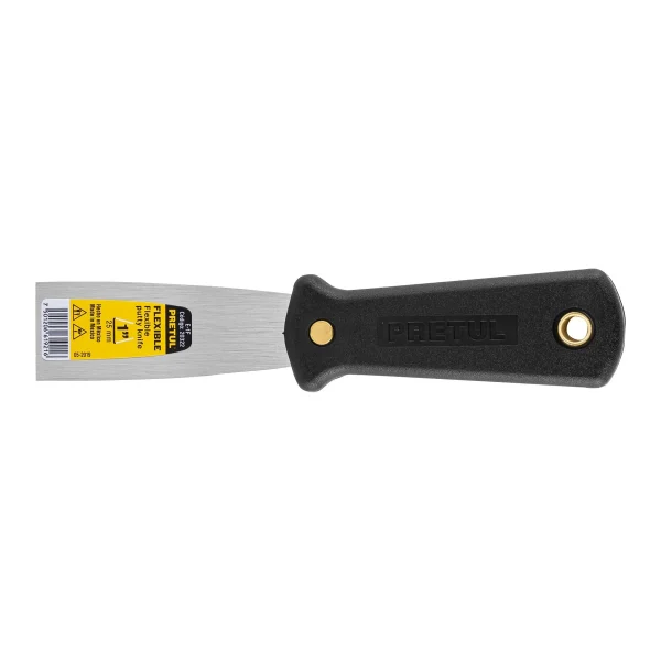 ESPATULA FLEXIBLE 1" CON MANGO DE PLASTICO