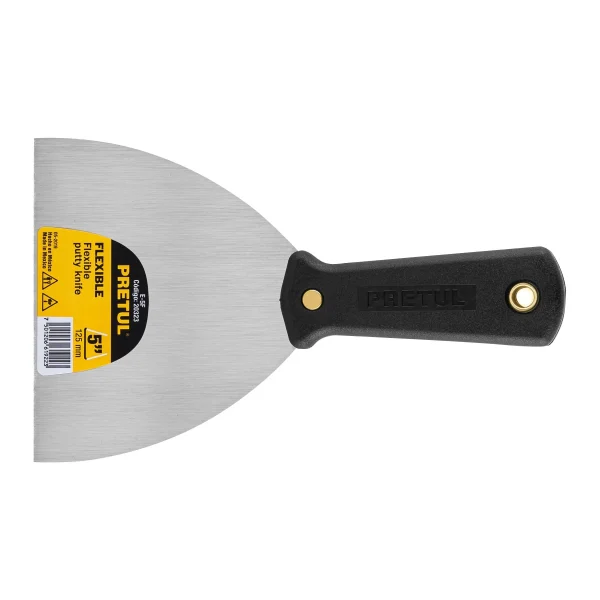 ESPATULA FLEXIBLE 5" CON MANGO DE PLASTICO