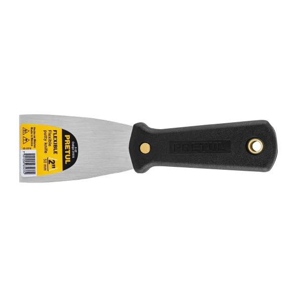 ESPATULA FLEXIBLE 2" CON MANGO DE PLASTICO
