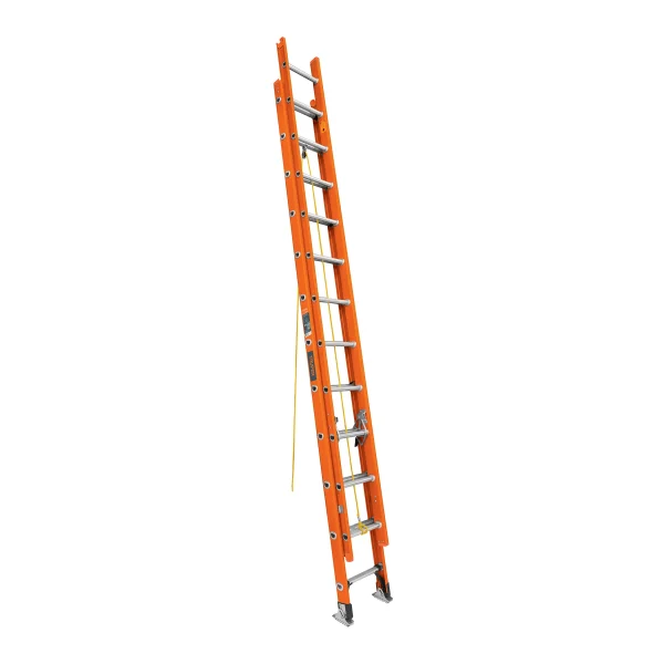 ESCALERA DE EXTENSION 24 PELDAÑOS, FIBRA DE VIDRIO